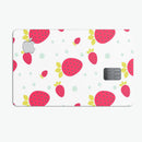 Summer Strawberries v1 - Premium Protective Decal Skin-Kit for the Apple Credit Card
