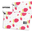 Summer Strawberries v1 - Premium Protective Decal Skin-Kit for the Apple Credit Card