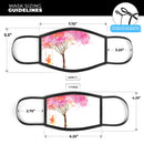 Summer Swing - Made in USA Mouth Cover Unisex Anti-Dust Cotton Blend Reusable & Washable Face Mask with Adjustable Sizing for Adult or Child