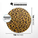 Summer Tiger Fur// WaterProof Rubber Foam Backed Anti-Slip Mouse Pad for Home Work Office or Gaming Computer Desk