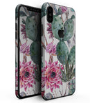 Summer Watercolor Floral v2 - iPhone XS MAX, XS/X, 8/8+, 7/7+, 5/5S/SE Skin-Kit (All iPhones Available)