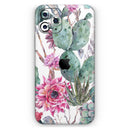 Summer Watercolor Floral v2 - Vinyl Skin Wrap for iPhone 17 Pro Max, 17 Pro, 17 Air, 17, 16 & All Models — Soft Matte or Ultra Gloss