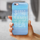 Sun Sand Sea iPhone 6/6s or 6/6s Plus 2-Piece Hybrid INK-Fuzed Case