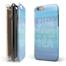 Sun Sand Sea iPhone 6/6s or 6/6s Plus 2-Piece Hybrid INK-Fuzed Case