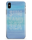 Sun Sand Sea - iPhone X Clipit Case