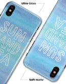 Sun Sand Sea - iPhone X Clipit Case