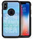 Sun Sand Sea - iPhone X OtterBox Case & Skin Kits