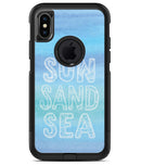 Sun Sand Sea - iPhone X OtterBox Case & Skin Kits