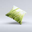 Sunny Wheat Field ink-Fuzed Decorative Throw Pillow