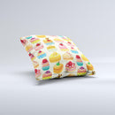 Sweet Treat Pattern ink-Fuzed Decorative Throw Pillow