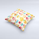 Sweet Treat Pattern ink-Fuzed Decorative Throw Pillow
