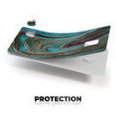 Swirling Dark Acrylic Marble - Premium Protective Decal Skin-Kit for the Apple Credit Card