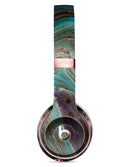 Swirling Dark Acrylic Marble Full-Body Skin Kit for the Beats by Dre Solo 3 Wireless Headphones
