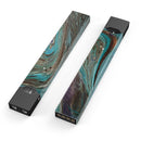 Swirling Dark Acrylic Marble - Premium Decal Protective Skin-Wrap Sticker compatible with the Juul Labs vaping device
