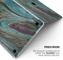 Swirling Dark Acrylic Marble- Skin Decal Wrap Kit Compatible with the Apple MacBook Pro, Pro with Touch Bar or Air (11", 12", 13", 15" & 16" - All Versions Available)