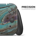 Swirling Dark Acrylic Marble // Skin Decal Wrap Kit for Nintendo Switch Console & Dock, Joy-Cons, Pro Controller, Lite, 3DS XL, 2DS XL, DSi, or Wii - Vinyl Skin Wrap for Nintendo Switch 2, OLED, Lite, Pro Controller, Wii & Classic Handhelds