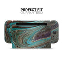 Swirling Dark Acrylic Marble // Skin Decal Wrap Kit for Nintendo Switch Console & Dock, Joy-Cons, Pro Controller, Lite, 3DS XL, 2DS XL, DSi, or Wii - Vinyl Skin Wrap for Nintendo Switch 2, OLED, Lite, Pro Controller, Wii & Classic Handhelds