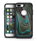 Swirling Dark Acrylic Marble - iPhone 7 or 7 Plus Commuter Case Skin Kit