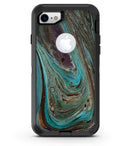 Swirling Dark Acrylic Marble - iPhone 7 or 8 OtterBox Case & Skin Kits