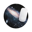 Swirling Glowing Starry Galaxy// WaterProof Rubber Foam Backed Anti-Slip Mouse Pad for Home Work Office or Gaming Computer Desk
