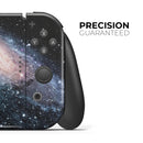 Swirling Glowing Starry Galaxy // Skin Decal Wrap Kit for Nintendo Switch Console & Dock, Joy-Cons, Pro Controller, Lite, 3DS XL, 2DS XL, DSi, or Wii - Vinyl Skin Wrap for Nintendo Switch 2, OLED, Lite, Pro Controller, Wii & Classic Handhelds