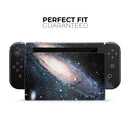 Swirling Glowing Starry Galaxy // Skin Decal Wrap Kit for Nintendo Switch Console & Dock, Joy-Cons, Pro Controller, Lite, 3DS XL, 2DS XL, DSi, or Wii - Vinyl Skin Wrap for Nintendo Switch 2, OLED, Lite, Pro Controller, Wii & Classic Handhelds
