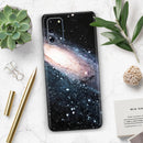 Swirling Glowing Starry Galaxy - Premium Vinyl Skin Decal for Samsung Galaxy S25 Ultra, S24, S23, S22 & All Galaxy S Models