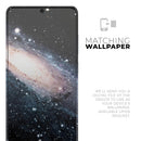 Swirling Glowing Starry Galaxy - Premium Vinyl Skin Decal for Samsung Galaxy S25 Ultra, S24, S23, S22 & All Galaxy S Models