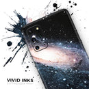 Swirling Glowing Starry Galaxy - Premium Vinyl Skin Decal for Samsung Galaxy S25 Ultra, S24, S23, S22 & All Galaxy S Models