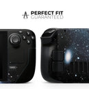 Swirling Glowing Starry Galaxy // Full Body Skin Decal Wrap Kit for the Steam Deck handheld gaming computer