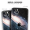 Swirling Glowing Starry Galaxy // Skin-Kit compatible with the Apple iPhone 14, 13, 12, 12 Pro Max, 12 Mini, 11 Pro, SE, X/XS + (All iPhones Available)