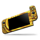 Swirling Liquid Gold // Skin Decal Wrap Kit for Nintendo Switch Console & Dock, Joy-Cons, Pro Controller, Lite, 3DS XL, 2DS XL, DSi, or Wii - Vinyl Skin Wrap for Nintendo Switch 2, OLED, Lite, Pro Controller, Wii & Classic Handhelds