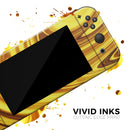 Swirling Liquid Gold // Skin Decal Wrap Kit for Nintendo Switch Console & Dock, Joy-Cons, Pro Controller, Lite, 3DS XL, 2DS XL, DSi, or Wii - Vinyl Skin Wrap for Nintendo Switch 2, OLED, Lite, Pro Controller, Wii & Classic Handhelds