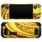 Swirling Liquid Gold // Full Body Skin Decal Wrap Kit for the Steam Deck handheld gaming computer