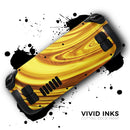 Swirling Liquid Gold // Full Body Skin Decal Wrap Kit for the Steam Deck handheld gaming computer