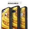 Swirling Liquid Gold  - Skin Kit for the iPhone OtterBox Cases