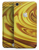 Swirling Liquid Gold  - Skin-kit for the iPhone 8 or 8 Plus