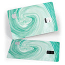 Swirling Mint Acrylic Marble - Premium Protective Decal Skin-Kit for the Apple Credit Card