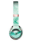 Swirling Mint Acrylic Marble Full-Body Skin Kit for the Beats by Dre Solo 3 Wireless Headphones