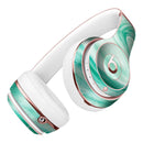 Swirling Mint Acrylic Marble Full-Body Skin Kit for the Beats by Dre Solo 3 Wireless Headphones