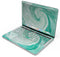 Swirling Mint Acrylic Marble- Skin Decal Wrap Kit Compatible with the Apple MacBook Pro, Pro with Touch Bar or Air (11", 12", 13", 15" & 16" - All Versions Available)
