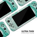 Swirling Mint Acrylic Marble // Skin Decal Wrap Kit for Nintendo Switch Console & Dock, Joy-Cons, Pro Controller, Lite, 3DS XL, 2DS XL, DSi, or Wii - Vinyl Skin Wrap for Nintendo Switch 2, OLED, Lite, Pro Controller, Wii & Classic Handhelds