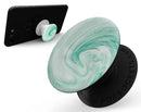 Swirling Mint Acrylic Marble - Skin Kit for PopSockets and other Smartphone Extendable Grips & Stands
