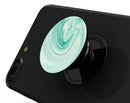 Swirling Mint Acrylic Marble - Skin Kit for PopSockets and other Smartphone Extendable Grips & Stands