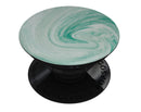 Swirling Mint Acrylic Marble - Skin Kit for PopSockets and other Smartphone Extendable Grips & Stands