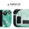 Swirling Mint Acrylic Marble // Full Body Skin Decal Wrap Kit for the Steam Deck handheld gaming computer