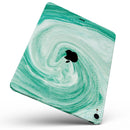 Swirling Mint Acrylic Marble - Full Body Skin Decal for the Apple iPad Pro 12.9", 11", 10.5", 9.7", Air or Mini (All Models Available)