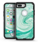Swirling Mint Acrylic Marble - iPhone 7 Plus/8 Plus OtterBox Case & Skin Kits