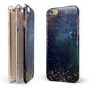 Swirling Multicolor Star Explosion iPhone 6/6s or 6/6s Plus 2-Piece Hybrid INK-Fuzed Case