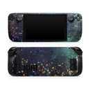 Swirling Multicolor Star Explosion // Vinyl Skin Wrap for Steam Deck OLED & Steam Deck (LCD) — Soft Matte or Ultra Gloss